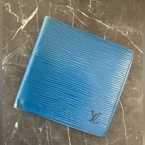 LOUIS VUITTON Epi Portefeuille Marco Leather Bifold Wallet - Authentic